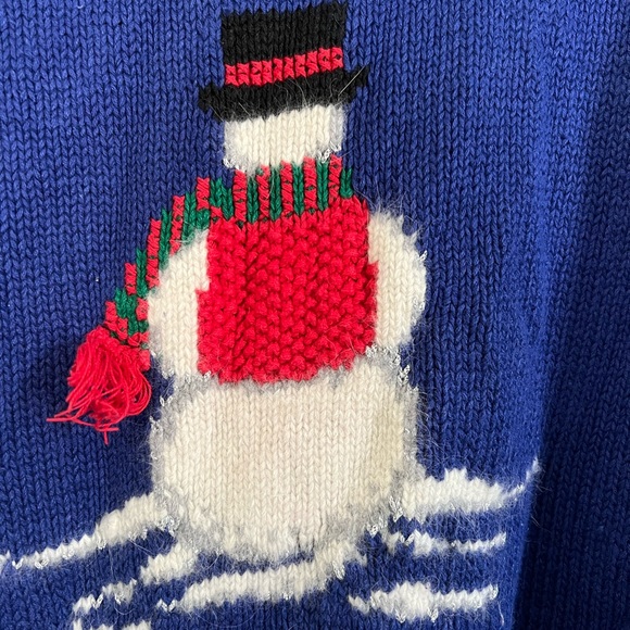 Snowman ugly Christmas sweater - Picture 8 of 8